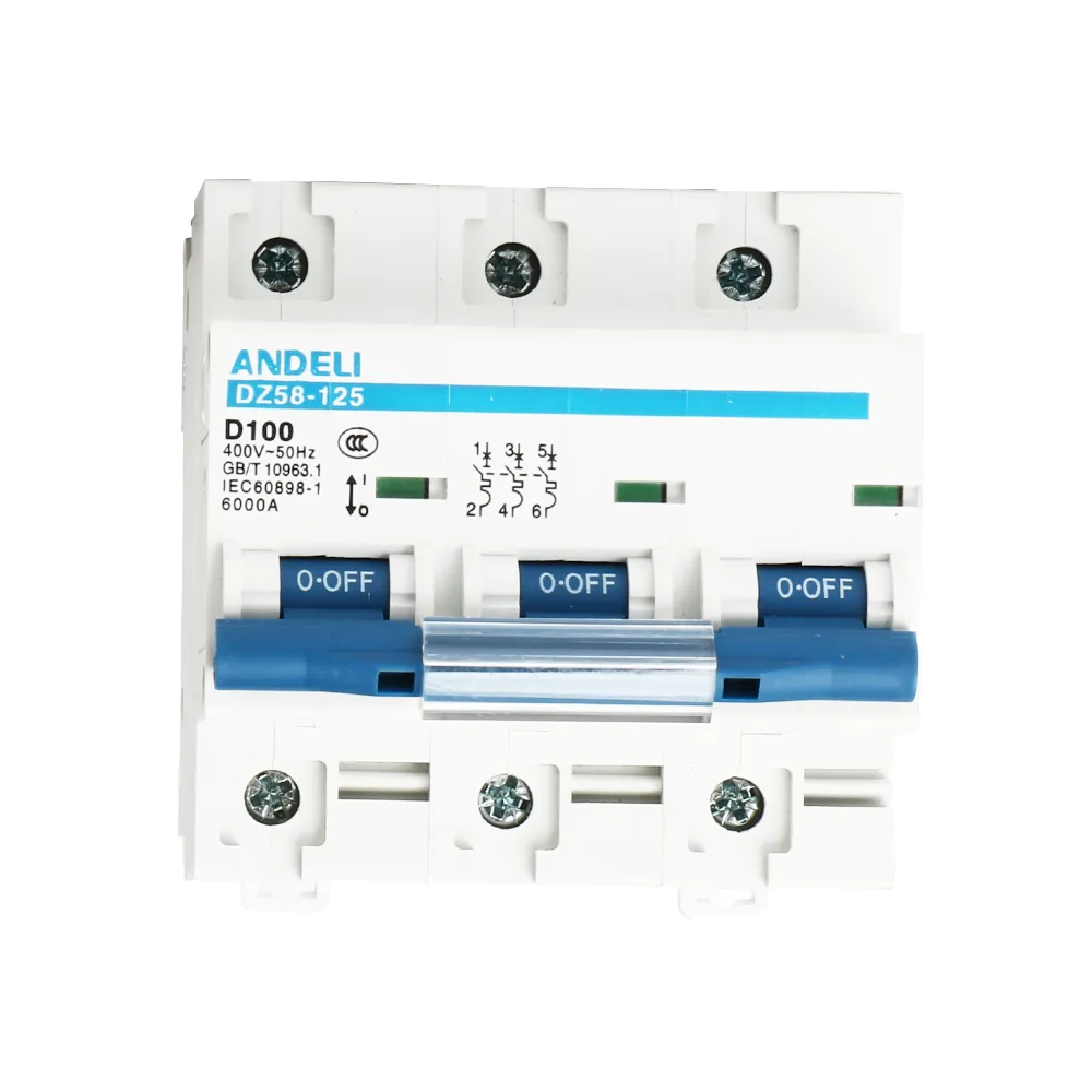 Interruptor DZ58-125 de 3 polos protección industrial