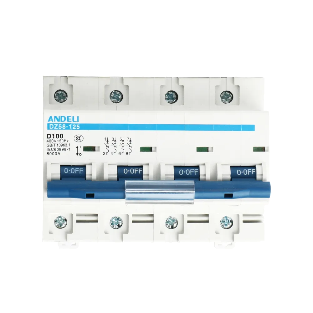 Interruptor DZ58-125 de 4 polos alta capacidad