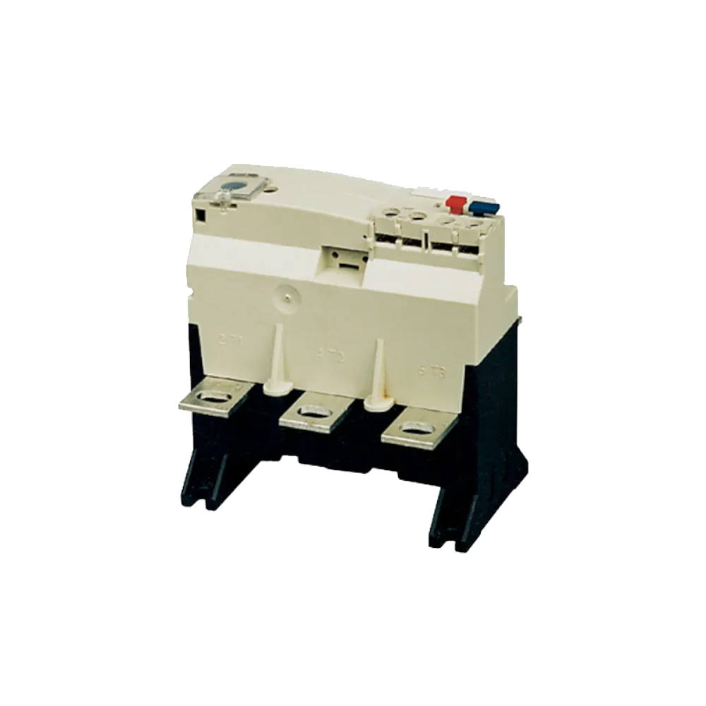 Relé JR28 ensamblado en contactor industrial