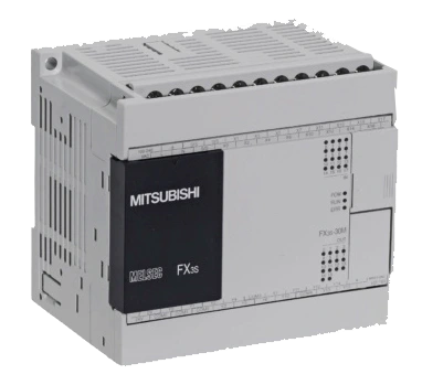PLC Mitsubishi FX3S-30MR-ES-2AD con 2 canales de entrada analógica integrados