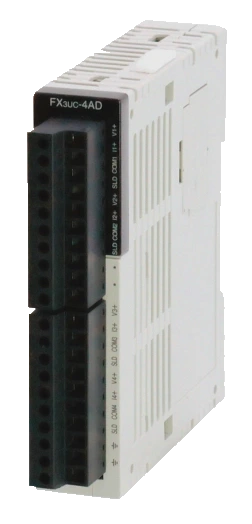 Módulo de entrada analógica compacto FX3UC-4AD para PLCs serie FX3UC
