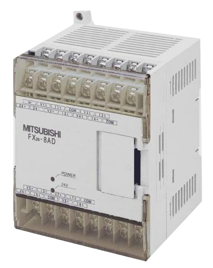 Bloque de entrada analógica de 8 canales FX2N-8AD para señales de voltaje y corriente