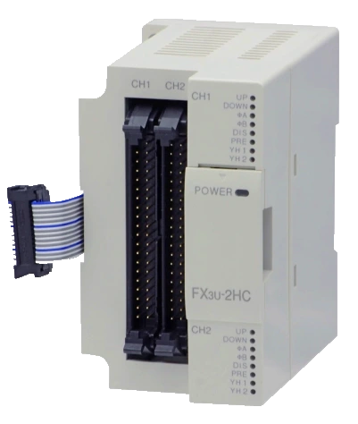 Módulo de conteo de alta velocidad FX3U-2HC de 2 canales y 200 kHz para MELSEC-F