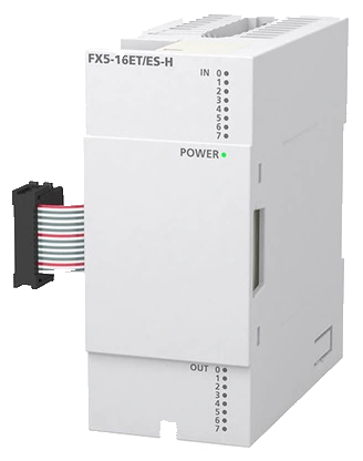 Módulo de E/S de pulsos FX5-16ET/ES-H para captura de pulsos de 200 kHz y funciones de medición