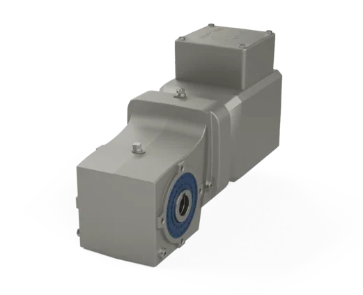 Motorreductor de engranaje cónico NORDBLOC.1 NORD con tratamiento superficial para aplicaciones higiénicas