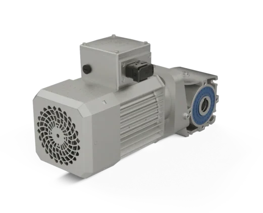 Motorreductor de engranaje cónico NORDBLOC.1 NORD para líneas de proceso y maquinaria de embalaje