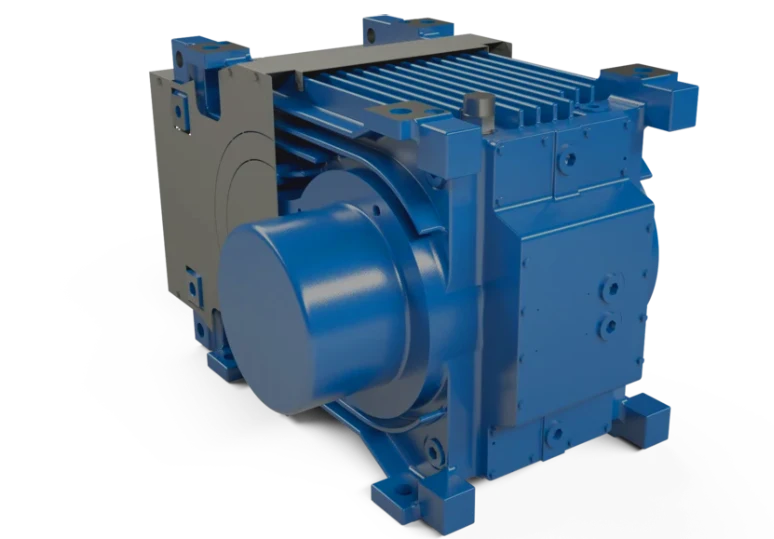 Reductor industrial MAXXDRIVE XT de NORD con engranajes de precisión y alta eficiencia de par