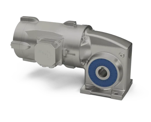 Reductor de sinfín SMI UNIVERSAL de NORD con superficie lisa para aplicaciones industriales higiénicas