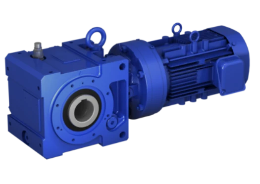 Detalle de carcasa de hierro dúctil del motorreductor Cyclo Bevel BuddyBox 4