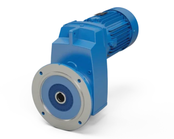 Motorreductor industrial UNICASE de ejes paralelos NORD con alta capacidad axial y radial para procesos continuos