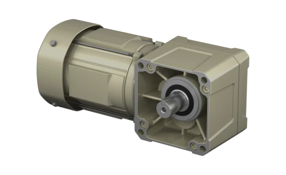 Motorreductor Hyponic de ángulo recto con carcasa modular de aluminio compacta