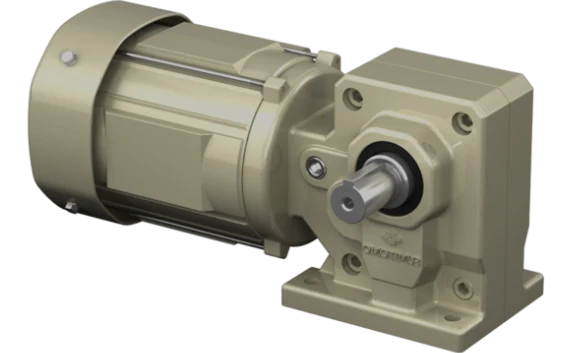 Detalle de construcción del motorreductor Hyponic con lubricación permanente con grasa