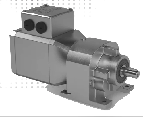 Motorreductor NORDBLOC.1 con carcasa de aluminio ligera para aplicaciones industriales