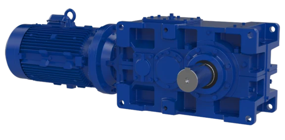 Motorreductor Paramax motor integrado Sumitomo con diseño compacto y opciones de montaje industrial