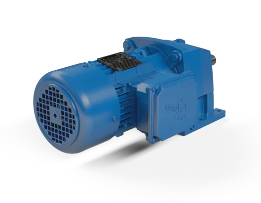 Detalle de construcción eficiente del motorreductor coaxial UNICASE NORD